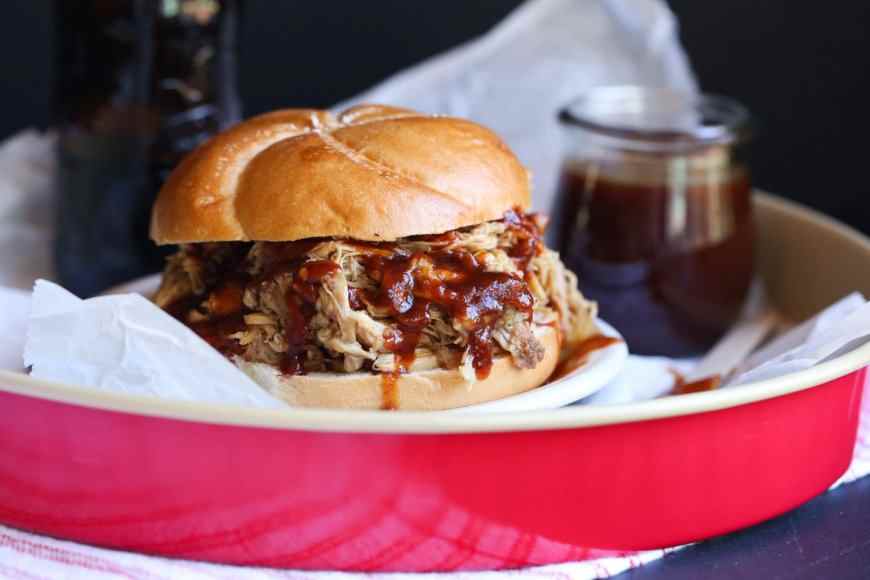 Root Beer Pulled Pork with Root Beer BBQ Sauce